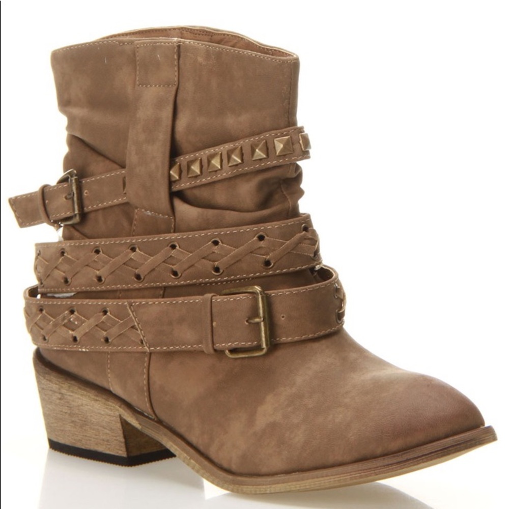 Bucco Two Buckle Ankle Boots